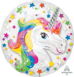 Insiders Rainbow Unicorn 24" Translucent Foil Balloon