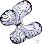 Anagram Mylar & Foil Iridescent Butterfly 30″ Holographic Foil Balloon