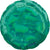 Anagram Mylar & Foil Iridescent Green Round 18″ Balloon