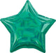 Iridescent Green Star 18″ Balloon