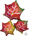 Anagram Mylar & Foil Iridescent Leaves 30″ Balloon