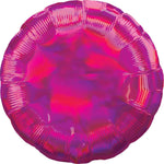 Anagram Mylar & Foil Iridescent Magenta Round 18″ Balloon