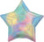 Anagram Mylar & Foil Iridescent Pastel Rainbow Star 18″ Balloon