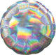 Iridescent Silver Round 18″ Balloon