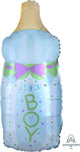 It's A Boy Baby Bottle 31" Mylar Foil Balloon