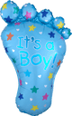 It's a Boy Foot 32" Mylar Foil Balloon