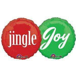 Anagram Mylar & Foil Jingle Joy Christmas 18″ Balloon
