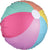 Anagram Mylar & Foil Just Chillin' Summer Beach Ball 18″ Balloon