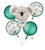 Anagram Mylar & Foil Koala Bear Balloon Bouquet Set Balloon