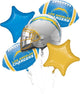 LA Chargers Balloon Bouquet Set