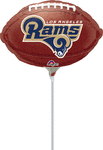 Anagram Mylar & Foil LA Rams Football 9″ Balloon