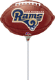 Globo LA Rams Football 9″ (requiere termosellado)