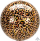 Globo Orbz de 16″ con estampado de leopardo