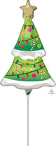 Lighted Christmas Tree 14″ Balloon (requires heat-sealing)