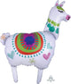 Globo de lámina Mylar Llama de 36"