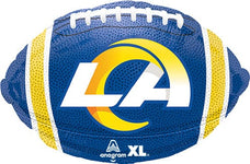 Anagram Mylar & Foil Los Angeles Rams Football 17″ Balloon