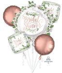 Anagram Mylar & Foil Love & Leaves Bridal Shower Balloon Bouquet