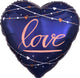 Globo Love Navy Heart 28″