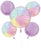 Anagram Mylar & Foil Luminous Happy Birthday Balloon Bouquet Set