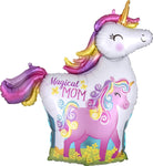 Anagram Mylar & Foil Magical Mom Unicorns 32″ Balloon