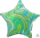 Globo de 18″ Estrella Verde Azul Marblez™