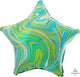 Marblez™ Blue Green Star 18″ Balloon