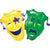Anagram Mylar & Foil Mardi Gras Drama Masks 36″ Balloon