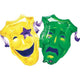 Mardi Gras Drama Masks 36″ Balloon