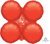 Anagram Mylar & Foil Metallic Red Magic Arch 24″ Balloon