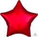 Estrella Roja Metálica 19″