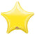 Anagram Mylar & Foil Metallic Yellow Star 19″ Balloon