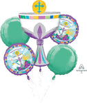 Anagram Mylar & Foil Mi Primera Comunion Balloon Bouquet