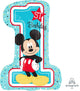 Mickey 1er cumpleaños 28" globo de lámina de Mylar