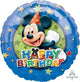 Mickey Cumpleaños Estrellas Globo 18″
