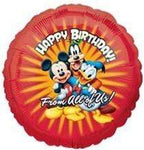 Anagram Mylar & Foil Mickey Donald Goofy Happy Birthday 18″ Balloon