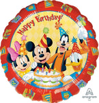 Globo 18″ Mickey &amp; Friends Happy Birthday