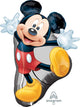 Globo de lámina Mylar de 31" de cuerpo completo de Mickey