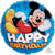 Mickey Happy Birthday 18″ Balloon