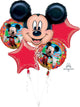 Ramo de globos de cumpleaños de Mickey Mouse
