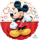 Mickey Wallpaper Retrato 17″ Globo