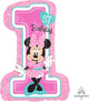 Minnie 1st Birthday 28" Mylar Foil Balloon