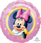 Anagram Mylar & Foil Minnie Mouse Circle Portrait 18″ Balloon