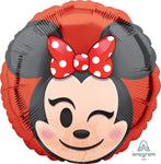 Anagram Mylar & Foil Minnie Mouse Emoji 17″ Balloon