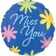 Miss You Flowers 18″ Balloon