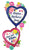 Anagram Mylar & Foil Mom Satin Watercolor Floral 52″ Balloon