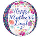 Mother's Day Beautiful Floral Orbz 16″ Balloon