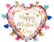 Anagram Mylar & Foil Mother's Day Colorful Watercolor 27″ Balloon