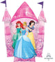 Globo de lámina de Mylar de 35" con castillo de varias princesas