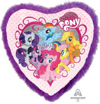 Anagram Mylar & Foil My Little Pony Group 32" Balloon With Furry Border
