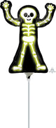 Neon Skeleton 10″ Balloon (requires heat-sealing)
